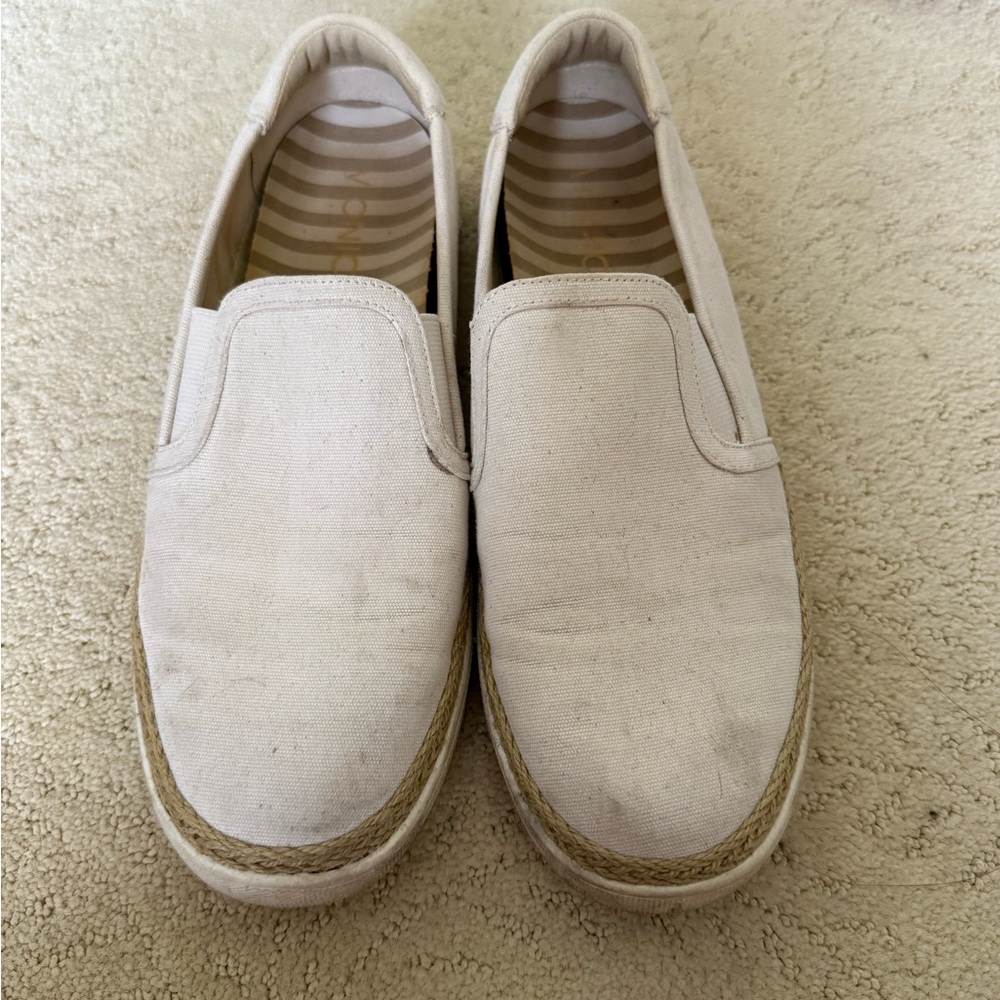 Vionic Women's Cream Slip-On Loafers